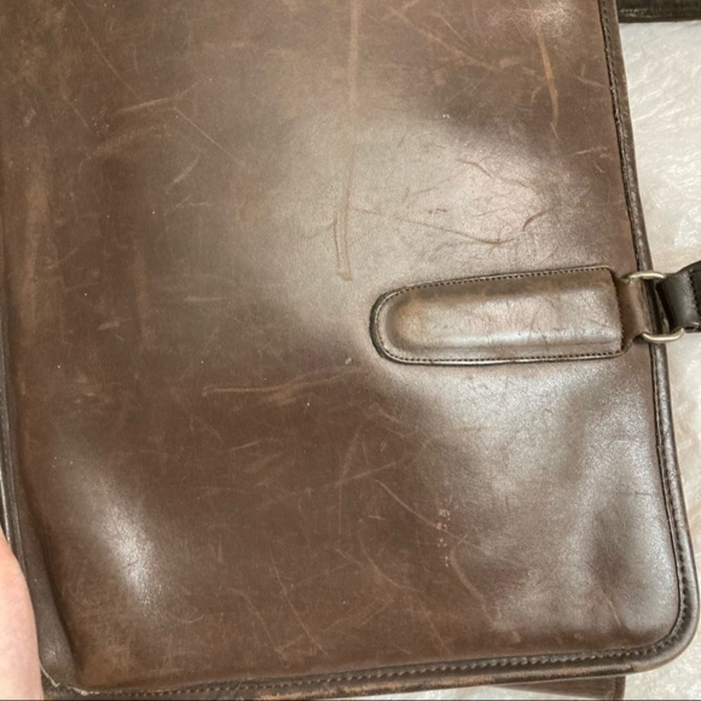 Coach rare vintage brown leather tote bag New York City Bonnie cashin - Picture 4 of 14